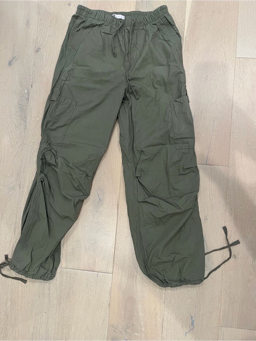 Kohls Olive Cargo Drawstring Pants